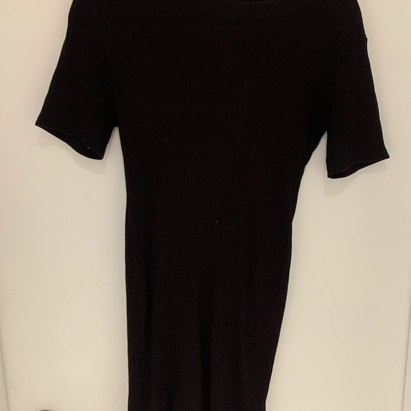 Zara Ribbed Short Sleeve Sweater Dress - Picture 4 of 4